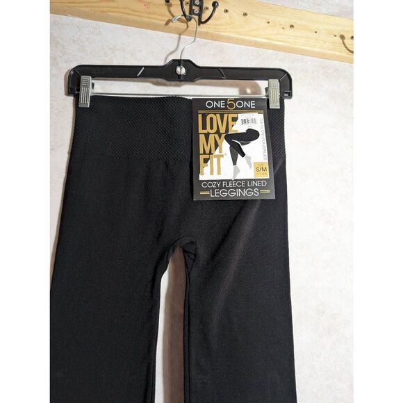 One5One new black love my fit leggings size 4-8 s/m * - Picture 2 of 5